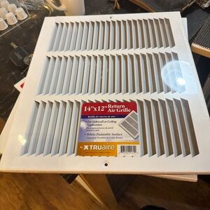 C170 14X12Duct Opening Measurements Sidewall or Ceiling Return Air Grille 14-...